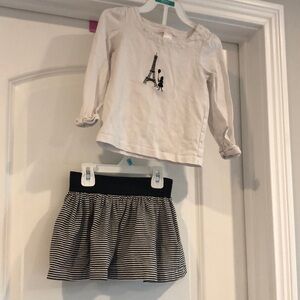 A matching set from Janie and Jack (size 2T)